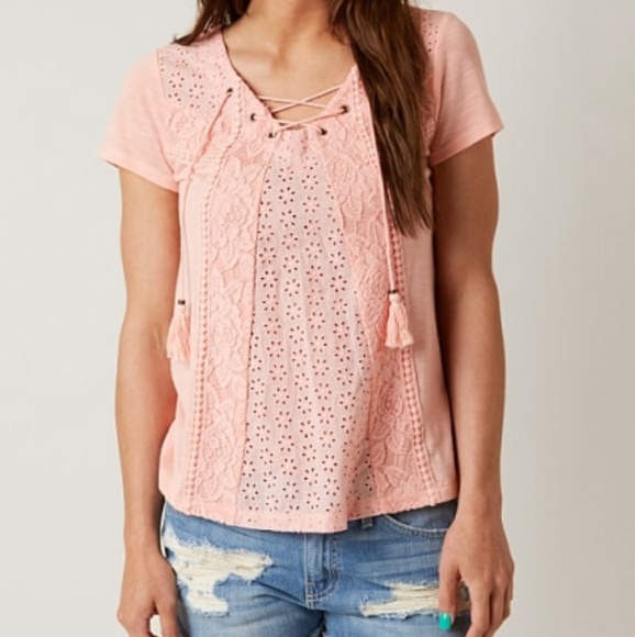 Coco + jaimeson lace front top NWOT - Picture 1 of 6